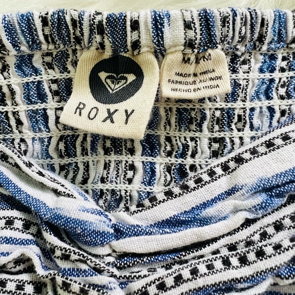Roxy Strapless 'Fall Doll' Dress in Striped Tribal Print-Size Medium - Picture 10 of 13